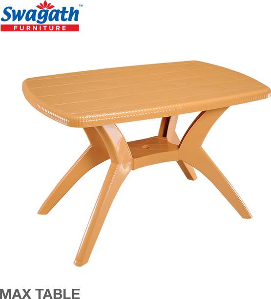 swagath furniture MAX Only Dining Table Plastic 4 Seater Dining Table