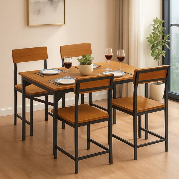 Callas Engineered Wood 4 Seater Dining Table