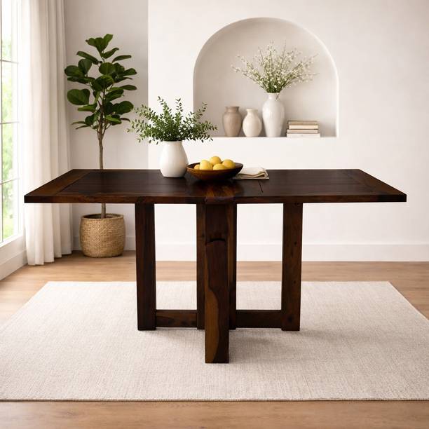 Angel Furniture Solid Wood 6 Seater Dining Table