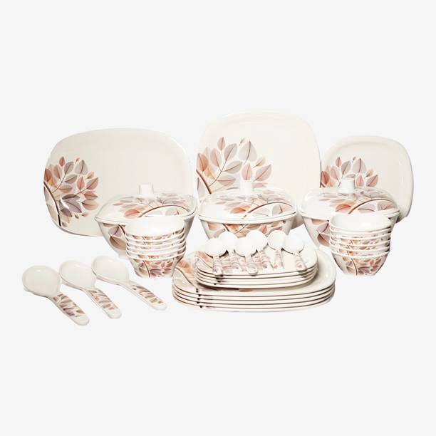 बतानिया Square 104- 40pcs Dinner Set 40 का पैक डिनर सेट