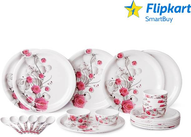 Flipkart SmartBuy Pack of 24 Melamin Elegant Dinner Set