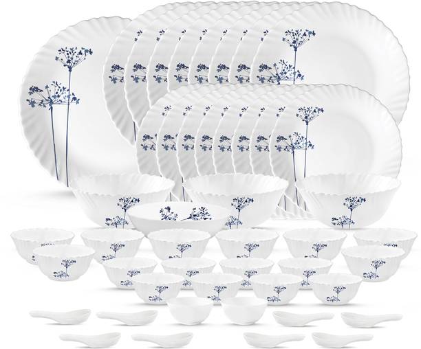 LAOPALA Pack of 47 Opalware Novo Aqua Spray 47 Pcs Dinner Set