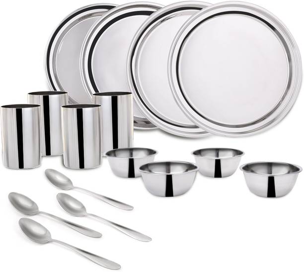 WONDERCHEF Pack of 16 Stainless Steel Venice Dinner Set