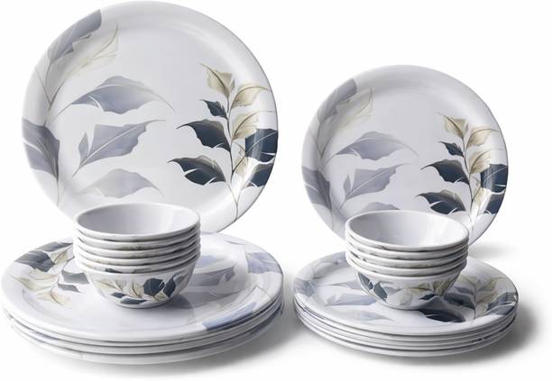 BATANIYA Pack of 24 Melamin premium dinner set Dinner Set