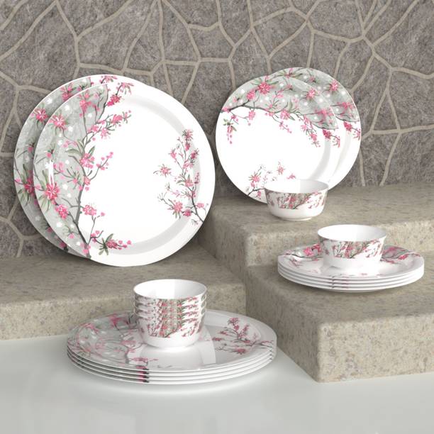 कास्लाइट Piccolo Round Designer Crockery 18 का पैक डिनर सेट