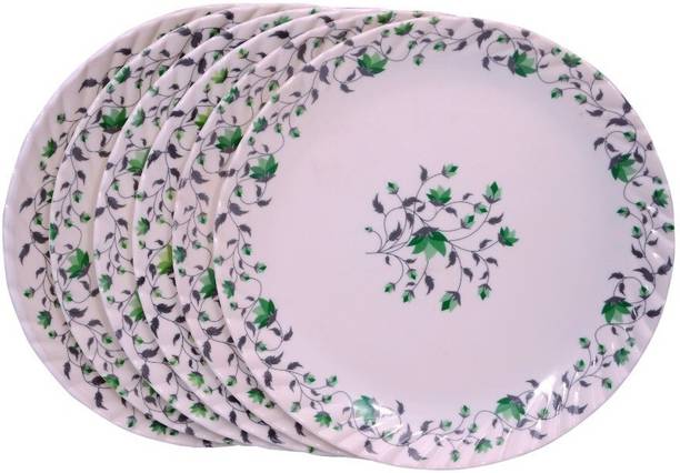 CARNIVAL Pack of 6 Melamin Smart model no-502,10 inch full dinner plate set-6 pcs of melamine Dinner Set