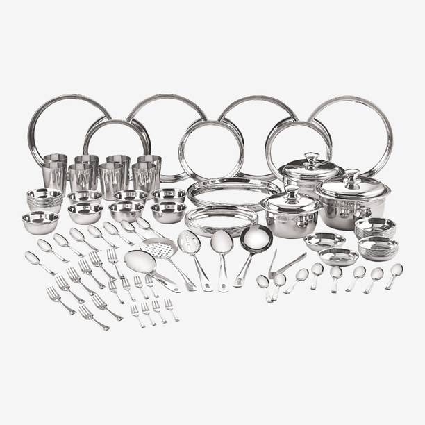 नीलम Premium Eco Dinner Set 101 का पैक डिनर सेट