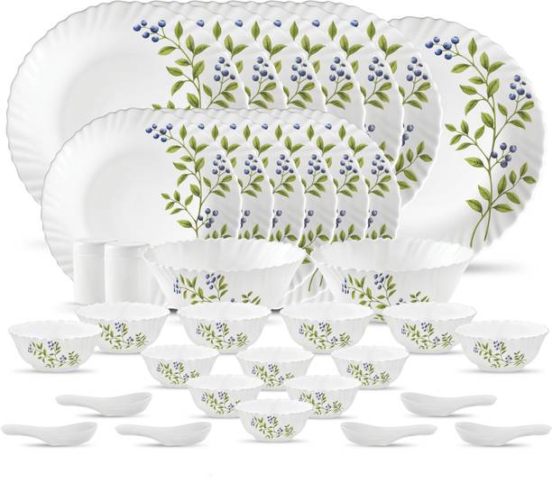 LAOPALA Pack of 35 Opalware NOVO Lush Dinner Set