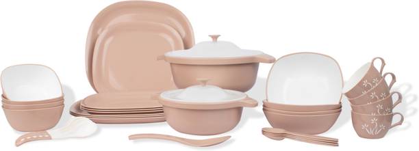 ल्यूमिसेट Premium lightweight and durable full dinner set| BPA Free | 31 का पैक डिनर सेट