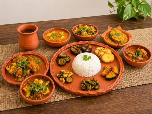 Kundu enterprises Pack of 8 Terracotta, Earthenware Earthenware Terracotta Matir