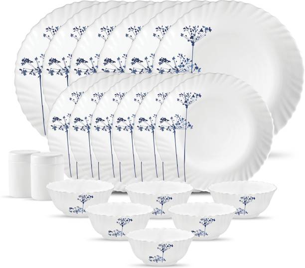 LAOPALA Pack of 20 Opalware Novo Collection Aqua Spray Dinner Set