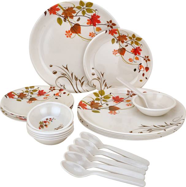CARNIVAL Pack of 24 Melamin Select(102)Beautyfull Dinner/Lunch&Dining Set 24 Pcs Of Melamine Dinner Set