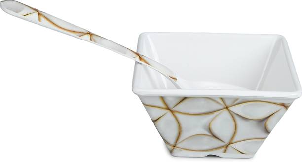 BATANIYA Pack of 12 Melamin Triple Coated 12-Piece Serving Bowl Set, a fusion of elegance Dinner Set