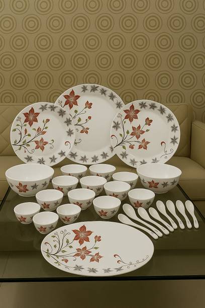 Hamlay Pack of 41 Melamin Dinner Set