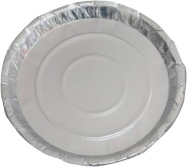 msuyogita Pack of 100 Paper Disposable Paper Plates 13 Inch Dinner Set