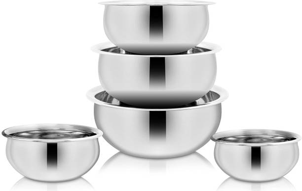 Redific Pack of 5 Stainless Steel Dinner Set