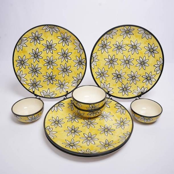 caffeine Pack of 8 Ceramic Dinner Set