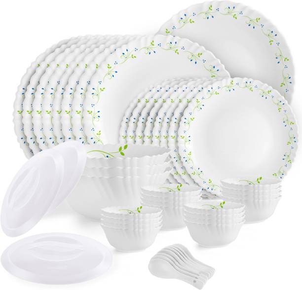 सेलो Dazzle Tropical Lagoon|Crockery Set | 47 का पैक डिनर सेट