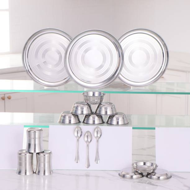 KIARAA Pack of 18 Stainless Steel KIARAA Dinner Set