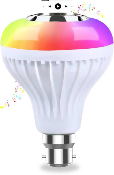 Daily Needs Shop Smart LED Music Light Bulb With Bluetooth Remote Control, Audio Speaker, Music 6 W Bluetooth Party Speaker