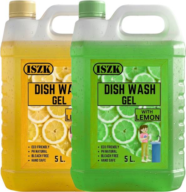 ISZK Dish Wash Liquid 10L Crystal Shine Advanced Dish Wash Liquid Technology Dish Cleaning Gel
