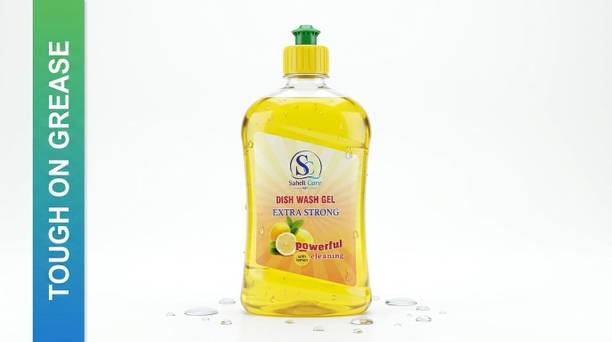 Saheliicare Dish Wash Liquid - Fast-Acting Formula for Spotless Dishes Dish Cleaning Gel