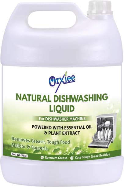 Ozxiee Dishwasher Liquid Gel With Lemon Fragrance, Leaves No Residue, Grease Cleaner Dish Cleaning Gel