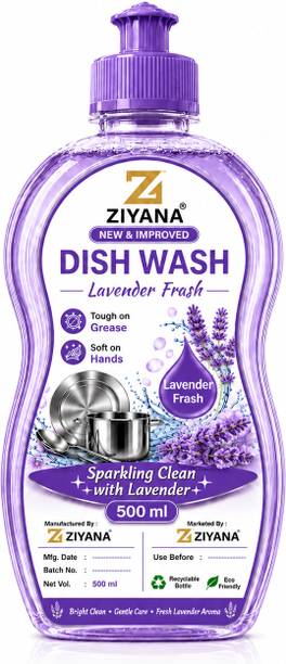 Ziyana Dish Wash Liquid Lemon 500ml Pack of 1 Dish Cleaning Gel