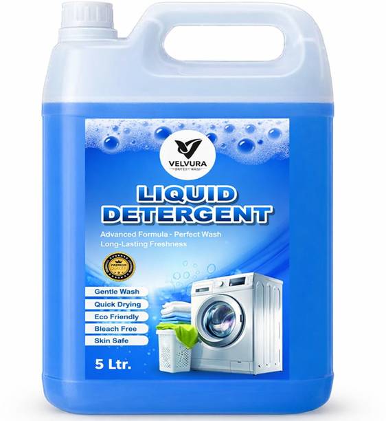 VELVURA Liquid Detergent 5L – Advanced Formula Laundry Liquid Dish Cleaning Gel