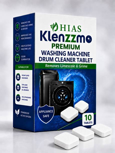 hias Washing Machine Drum Cleaner Tablet for Front & Top Load Washing Machines Dishwashing Detergent