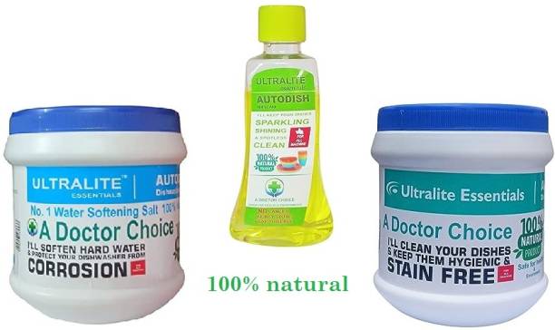 ultralite essentials Dishwasher Natural Detergent ( 100...