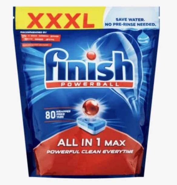 Finish All in one max 80 tab regular Dishwashing Detergent