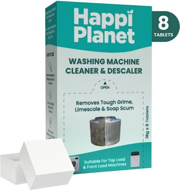Happi Planet Washing Machine Cleaner & Descaler Tablets | Better than Powder | Dishwashing Detergent