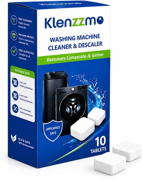 hias Klenzzmo Washing Machine Drum Cleaner Tablets for Front & Top load Dishwash