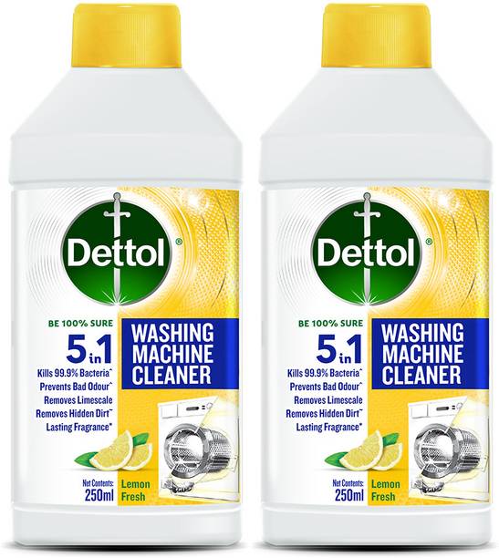 Dettol 5in1 Washing Machine Cleaner, Descaler liquid tub drum laundary, front, top load Dishwashing Detergent
