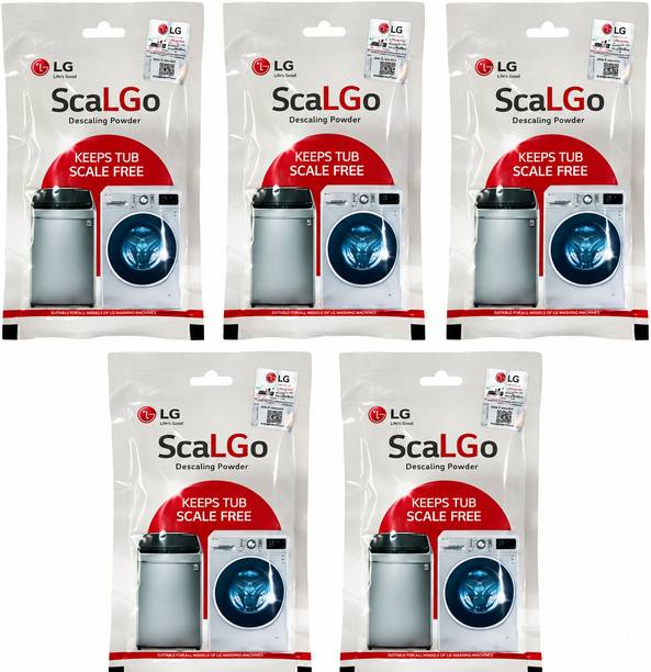 hias L G ScaL Go Descaling Washing Machine Descaler Powder (Pack 5) Dishwashing Detergent