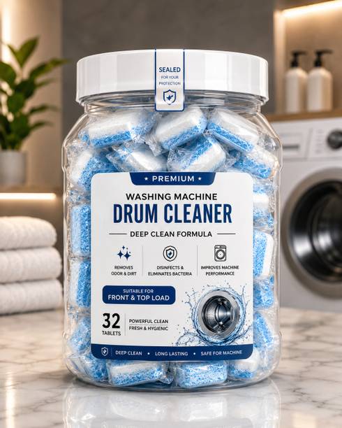 CLEAN BIRD Washing machine drum cleaning tablets( pack of 32) Dishwashing Deterg