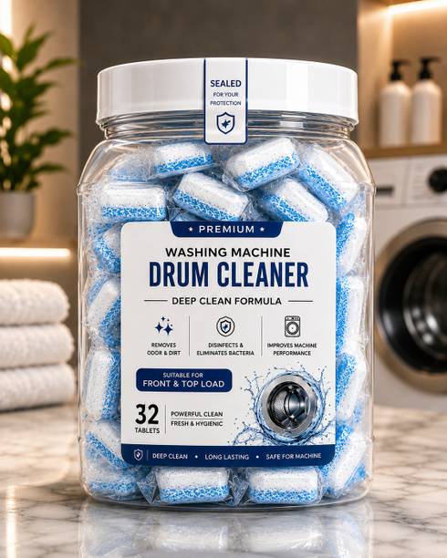 CLEAN BIRD Washing machine drum cleaning tablets pack of 32 Dishwashing Detergen