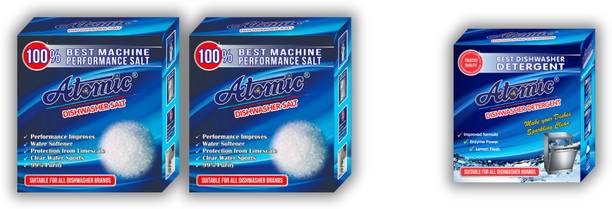ATOMIC Salt for Dishwasher 1.8 Kg Combo Pack of 900gm x...