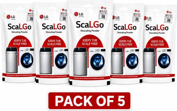 hias L G Scale go Washing Machine Cleaner & Descaling Powder (Pack of 5) Dishwas