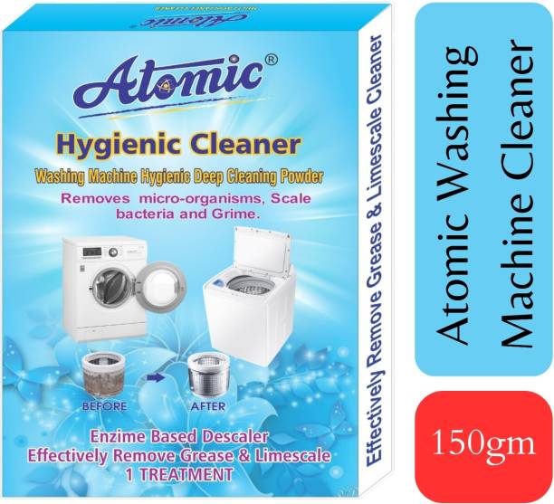 ATOMIC Tub & Drum Descale Powder 150 GM for Top and Front Load Washing Machine Detergent Powder 150 g