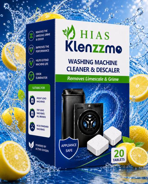 hias Front & Top Load Washing Machine Drum Cleaner Tablet & Descaler Tablet Dishwashing Detergent
