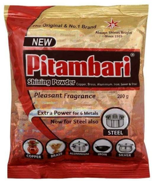 Pitambari Shining powder for six types of metals - (200gm) Dishwashing Detergent