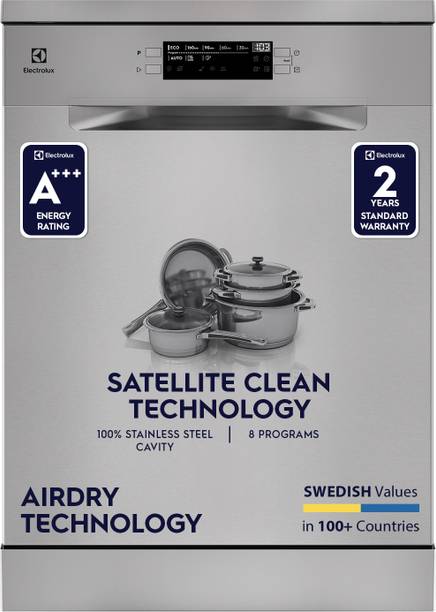 Electrolux ESZ69300SX Free Standing 15 Place Settings Dishwasher