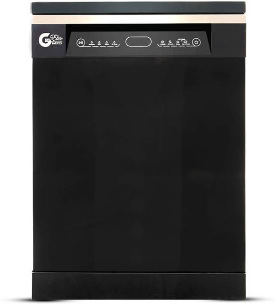 gplus 16 Place Settings | AI Wash with Intelligent Sensor | 360° 5 Jet Spray Arms Free Standing 16 Place Settings Dishwasher