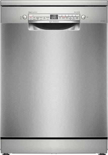 BOSCH SMS6IKI01I Free Standing 14 Place Settings Dishwasher