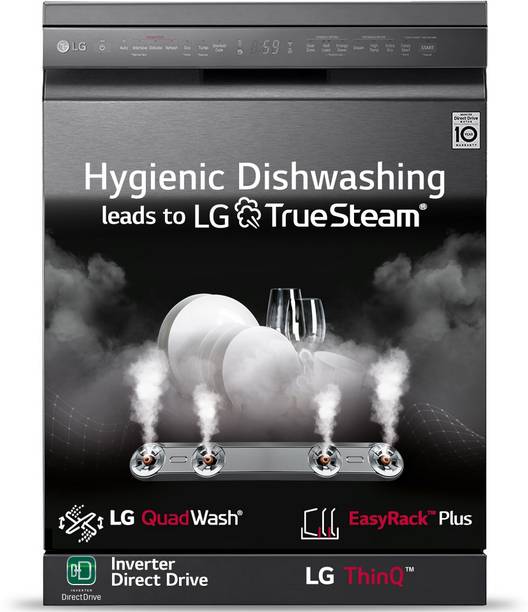 LG DFB424FM Free Standing 14 Place Settings Dishwasher