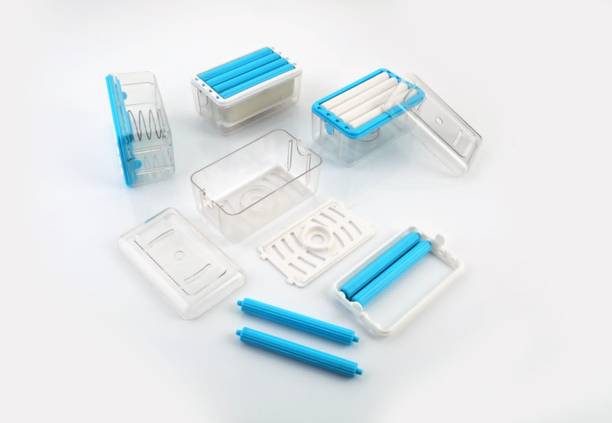 SDClickz 2 in 1 bar soap roller dispenser Plastic Bathroom Set