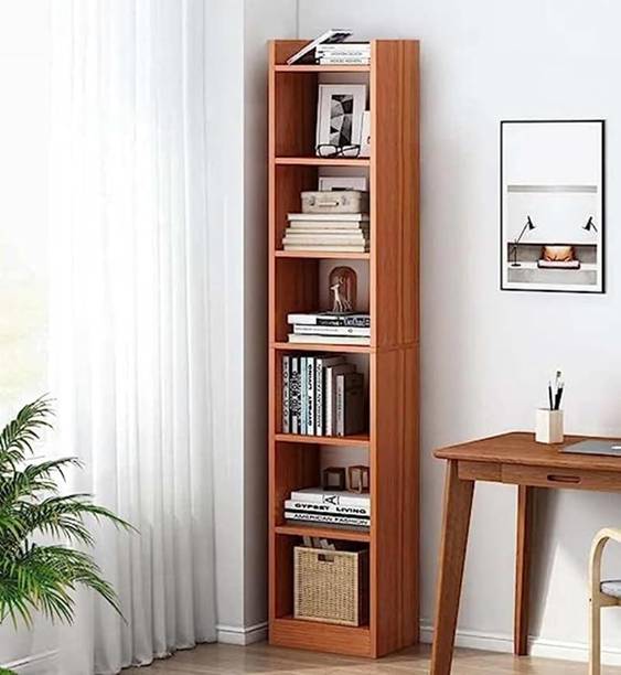 lukzer 6 Layer Bookcase Multipurpose Rack (MR-005) Engineered Wood Open Book Shelf