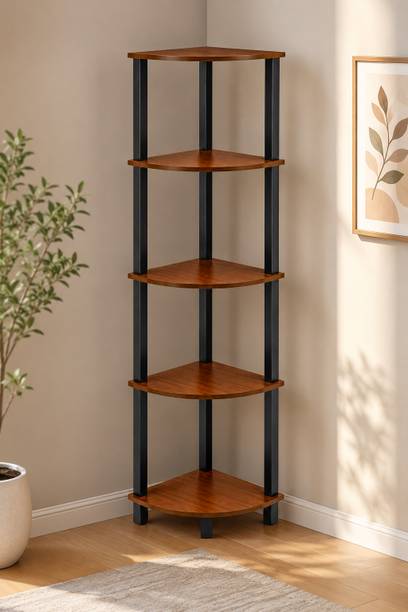 SmartEcom Shelf Corner Rack MDF (Medium Density Fiber) Wall Shelf